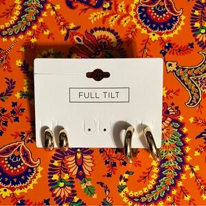 Full Tilt Gold Hoop Earrings